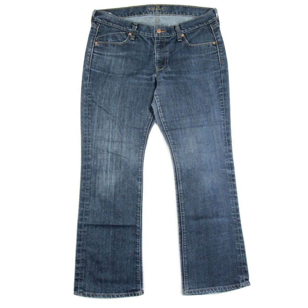 Old Navy Womens The Flirt Bootcut Jeans Dark Wash sz 12
